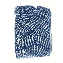 Charger l'image dans la galerie, Cyanotype - Over Crowded - Detail Print