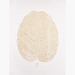 Insane In The Brain - 56x76 Gold