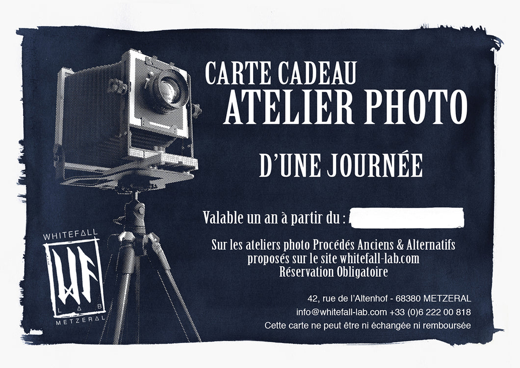 Carte Cadeau Ateliers Photo - Journée