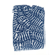 Charger l&#39;image dans la galerie, Cyanotype - Over Crowded - Detail Print
