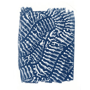 Cyanotype - Over Crowded - Detail Print